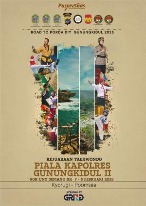 Kejuaraan KAPOLRES GUNUNG KIDUL TAEKWONDO CHAMPIONSHIP II TH.2025 Pengkab TI GK - GRIND ti-sariharjo.com